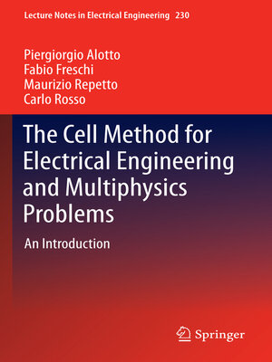 cover image of The Cell Method for Electrical Engineering and Multiphysics Problems